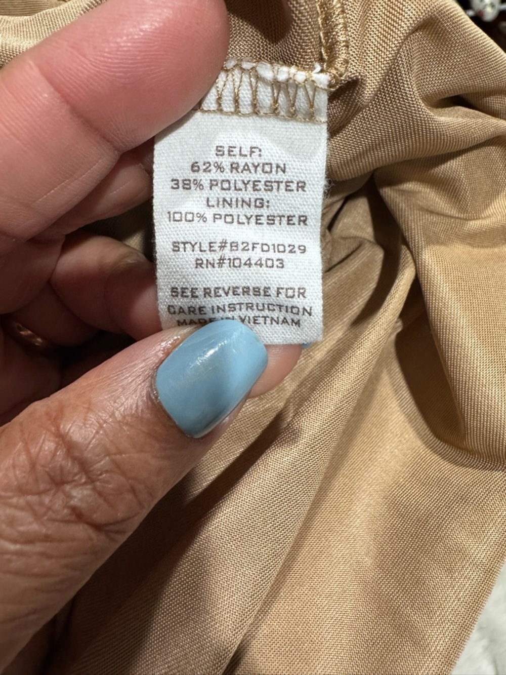 Blu Pepper Tan Long Sleeve Mini  Dress Free Culture Clothing - Picture 11 of 13
